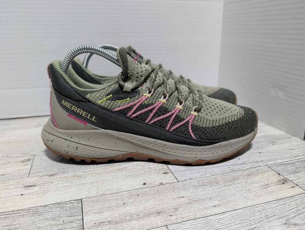 Merrell Bravada 2 Women's Size 8 Green Hiking Trail Sneakers Shoes EUC